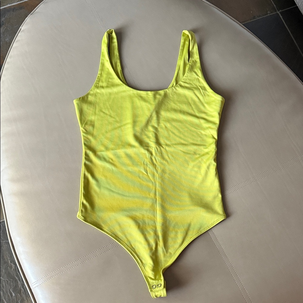 Abercrombie & Fitch Lime Green bodysuit.
